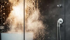 Duschen zwischen 25 und 40 Grad: Warum das die Vermehrung eines unsichtbaren Bakteriums in der Duschkabine begünstigt