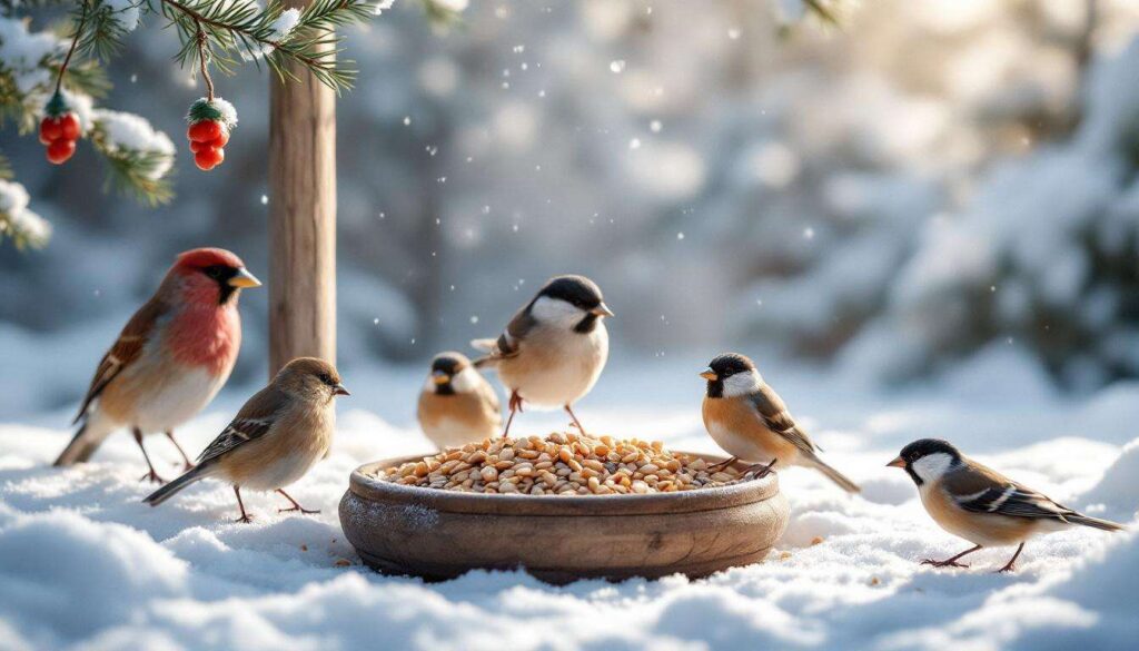 Ein Ornithologe verrät, welches günstige Futter im Januar jeden Morgen Vögel anlockt