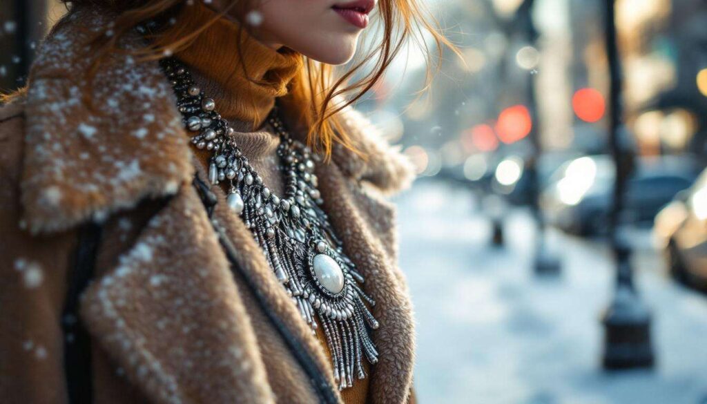 Die Fransen-Kette: Der Schmuck, der unsere Winter-Looks verwandelt